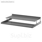 Выдвижная полка для обуви КОМПЛИМЕНТ, темно-серый, 100x58 см