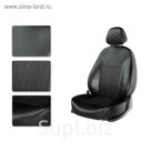 Авточехлы RENAULT Logan, с 2014, черно-коричневый