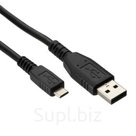 Кабель USB - micro USB, черный, 1.8м