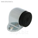 Ограничитель дверной 108, напольный, цвет хром