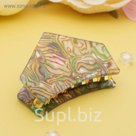 Краб для волос "Версаль" 6 см дуга цветной