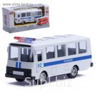 Автобус металлический "Полиция", инерционный, масштаб 1:61