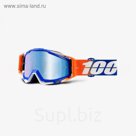 Очки кросс 100% Racecraft Roxburry / Mirror Blue Lens