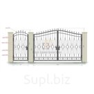 Кованые ворота и калитка 21