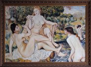 Картина Большие купальщицы. Копия П. О. Ренуара