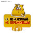 Табличка на присоске "Не переживай"