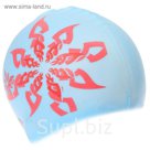 Шапочка для бассейна взрослая Onlitop "Цветы", МИКС