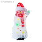 Игрушка световая "Снеговик великан" (батарейки в комплекте) 1 LED, RGB