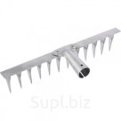 Грабли 12-зубые витые, 290 мм, нерж. сталь, без черенка  СИБРТЕХ