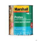 Лак яхтный MARSHALL protex yat vernik полуматовый 0,75л