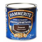 Краска алкидная Hammerite для металла гладкая глянцевая черная 0,5л