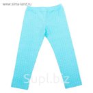Леггинсы для девочки, рост 122 см, цвет голубой DS0033/11