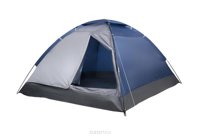 Палатка трехместная Trek Planet "Lite Dome 3", цвет: синий, серый