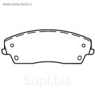 Колодки тормозные Friction Master CMX1056