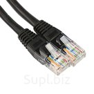 Патч корд Belsis SP3051 UTP 5е кат RJ 45 m RJ 45 m 1 м черный