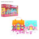 Дом для кукол "Коттедж" 2 в 1, с аксессуарами