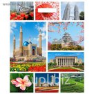 Пакет "Азия", полиэтиленовый с вырубной ручкой, 50 х 60 см, 100 мкм