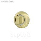 Ручка поворотная Armadillo WC-BOLT BK6-1SG/CP-1, цвет матовое золото/хром