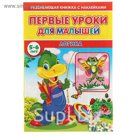 Развивающая книжка с наклейками. Первые уроки для малышей "Логика 5-6 лет"