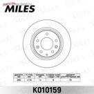 Диск тормозной задний MILES K010159