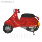 Шар фольгированный 37" "Скутер", street, цвет красный