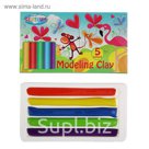 Пластилин 5 цветов "Центрум"
