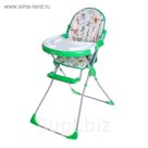 Стульчик для кормления Selby 251 «Совы», цвет зелёный
