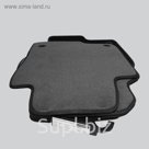 Коврики в салон для Nissan Patrol IV 2010-н.в. (2 ряда, перемычк), 5 шт., текстиль "Comet-Lux", серы