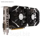 Видеокарта MSI GeForce GTX 1060 (6GT OCV1) 6G,192bit,GDDR5,1544/8008,DVI,HDMI,DP