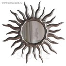 Зеркало в раме SUN Silver, 1200 × 50 × 1200 мм, цвет серебро