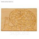 Пазл "Улитка с алфавитом"