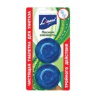 Освежитель/очиститель для унитаза/писсуара LIAARA (Лиара), 2 х 50 г, «Лесная свежесть», таблетка