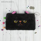 Мягкий пенал "Чёрный котик"