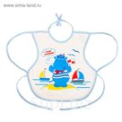 Нагрудник-фартук «Наш малыш» из махры, на завязках