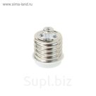 Переходник Ecola с цоколя E40 на E27 Белый