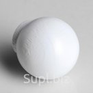 Ручка мебельная Круглая крашеная цвет белый d 35 L 35 мм