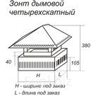 Зонты дымовые Полупериметр до 4200 мм