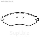 Колодки тормозные Friction Master CMX1035