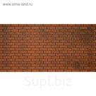 Панель МДФ листовая, кирпич, красно-коричневый, 2440 × 1220 мм