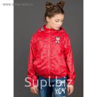 Ветровка для девочки, рост 122 см, цвет красный
