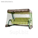 Качели садовые "ЛЕГЕНДА+" 180 см, с АМС, ЗЕЛЁНЫЙ