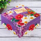 Шкатулка "Пусть красивы цветы,Но прекраснее Ты!"