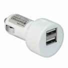 Зарядное устройство автомобильное DEFENDER UCA-15, 2 порта USB, выходной ток 2A/1А, белое, блистер