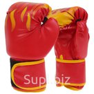 Перчатки боксерские 12 oz взрослые цвет красный