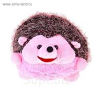 Мягкая игрушка "Ежик Иголка" розовый