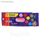 Масса для лепки - искусственная глина, 250 г, цвет красный
