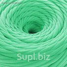 Пряжа трикотажная широкая KNITKA 100м/300гр , ширина 7-9 мм (нов.зеленый)