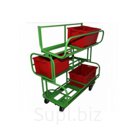 ТЕЛЕЖКА ДЛЯ КОМПЛЕКТОВАНИЯ ЗАКАЗОВ ТКЗ 200 RAL 6018