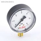 Манометр UNI-FITT 301P4042, радиальный, 16 бар, диаметр 80 мм, 1/2"