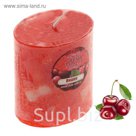 Свеча восковая "Слияние", аромат вишня